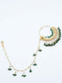 Gold Plated Nosepin / Nath with pearl hanging 11645N