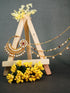 Gold Plated Nosepin / Nath with pearl hanging 9686N