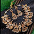 Gold Plated Premium Finish guaranteed Necklace Set with cz stones with Laxmi 7820N-Necklace Set-Griiham-Griiham