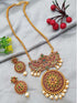 Gold Plated Premium quality Pendant Set with AD Stones 7175N