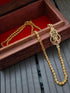 Gold Plated Real Gold Finish CZ Studded Mopu Chain 8073N-Chains/Mangalsutra-Griiham-Griiham
