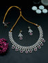 Gold Plated Sayara Collection Star Necklace set with best quality CZ stones 9393N