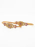 Gold Plated Set of 2 designer Bangles with Multicolor stones 11522A