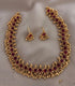 Gold Plated colored stone Necklace set 9383N