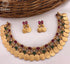 Gold Plated colored stone Necklace set 9545N