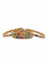 Gold Plated with Multii colour Stones Set of 4 bangles 11540A