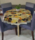 Griiham PVC 4 Seater Printed Round Table Cover (Size - 60 inches) Design - Abstract VK07