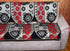 Griiham Premium Contemporary Multicolour 5 Seater Cotton Sofa Cover - (Set of 3+1+1) AT37