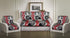 Griiham Premium Contemporary Multicolour 5 Seater Cotton Sofa Cover - (Set of 3+1+1) AT37