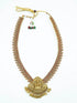 High Premium Gold plated designer Necklace with Multicolor kempu Stones 12000n