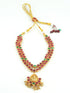 Latest Trending Design Kemp Green/Red Reversible necklace  9362N