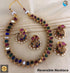 Latest Trending Design Reversible necklace Navaratna (one side) and Red green stones (other side) 5258N