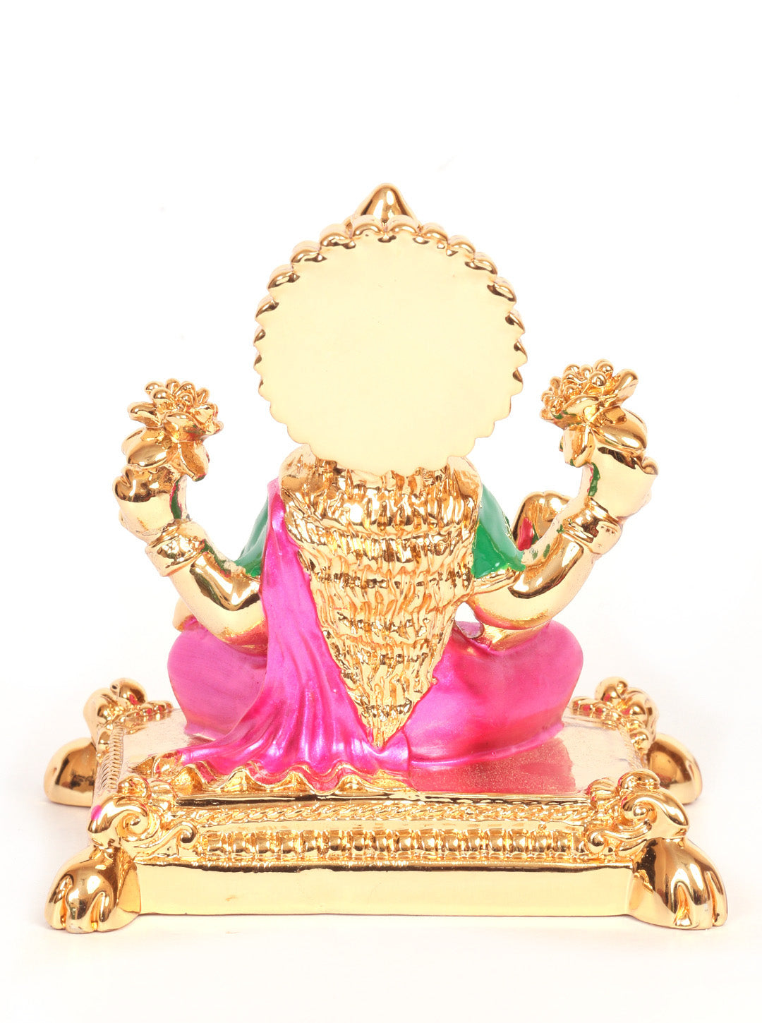 Laxmi Gold Plated charaspat Marble idol 11cm Height