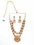 Multicolor Double Layer Laxmi Necklace 10839N
