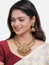 Premium Gold Finish 1st quality Brass Based Nagas Design Short Necklace set 5045N