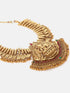 Premium Gold Finish 1st quality Brass Based Nagas Design Short Necklace set 5045N