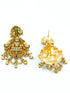 Premium Gold Finish Grand Laxmi necklace set 12781N
