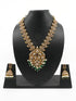 Premium Gold Finish Medium Mango Stone necklace 10765N