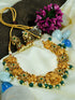 Premium Gold Finish Sayara Collection Exclusive Krishna Necklace set 9396N