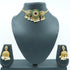 Premium Gold Finish choker necklace set 11657N