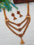 Premium Gold Medium Necklace set 7753N-Necklace Set-Kanakam-Griiham