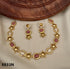 Premium Gold Plated CZ Star Necklace Set with Multi Colour stones 8853N-Necklace Set-Griiham-Griiham
