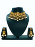 Premium Gold Plated Grand Choker with pearl drop 8906N
