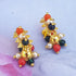 Premium  Gold Plated traditional coral Studded Jhumka / stud/ earrings 10687N