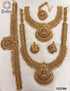Premium Gold finish necklace Combo set 12379N