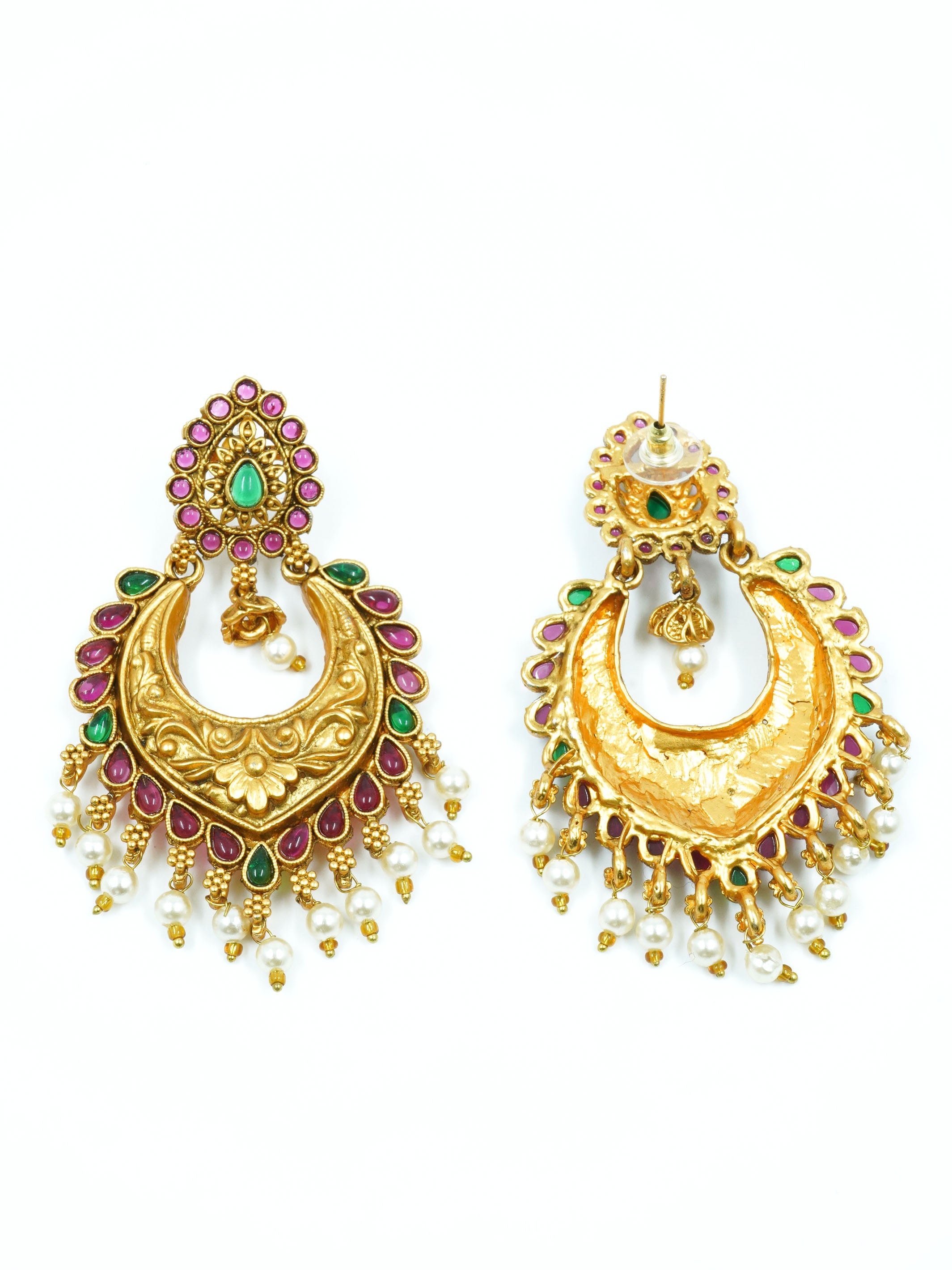 Premium High Gold Plated Earring/ Jhumka 12081N