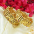 Premium Matt Gold Finish Multicolor Bangle temple Collection Set of 2 10491B