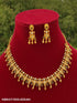 Premium Matt Gold finish Koorgi necklace set NBK07-500-4554N