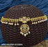Premium Quality High Gold finish Free Size Real AD Stone Multicolour Vodiannam/Waist belt/Kamar bandh VRG06-950-4336N