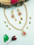 Premium Sayara Collection Designer Interchangeable CZ Stone Necklace Set 12444N