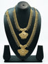 Premium gold plated Kerala jewelry combo set 11098N