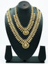 Premium gold plated Kerala jewelry combo set 11108N