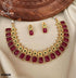 Premium quality Color stone short necklace set 9290N-Necklace Set-Griiham-Multi-Griiham
