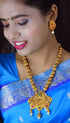 Premium quality designer Gundumala Necklace set with Kemp stones PSN07-691-2671N
