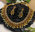 Sayara Collection Floral drop CZ stone Party Wear Necklace Set 9402N