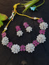 Sayara Collection Floral pattern Extrememy gorgeous Party Wear Necklace Set 9598N