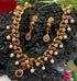 Sayara Collection Peacock drop CZ stone Party Wear Necklace Set 9403N