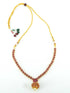 Sayara Collection Red Color stone Party Wear Necklace Set 8777N