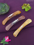 Set of 3 Designer Hair Clips with stones 12514N