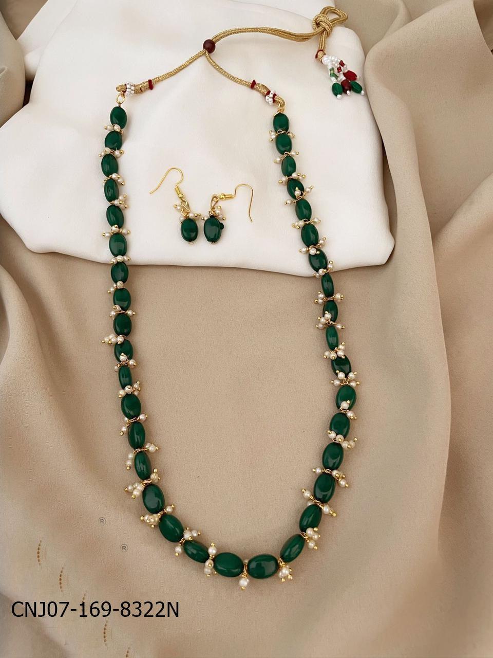 Single layer Green Beads Chain/ 30 INCHES 8322N-Beads Chains-Griiham-Griiham
